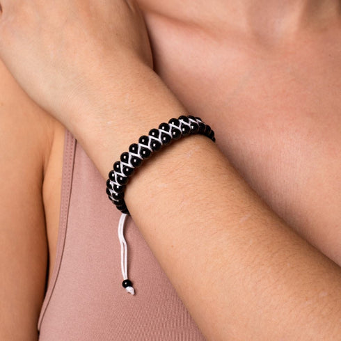 Bronze à canon | Blanc | Bracelet Vitalité